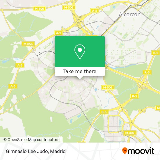 Gimnasio Lee Judo map