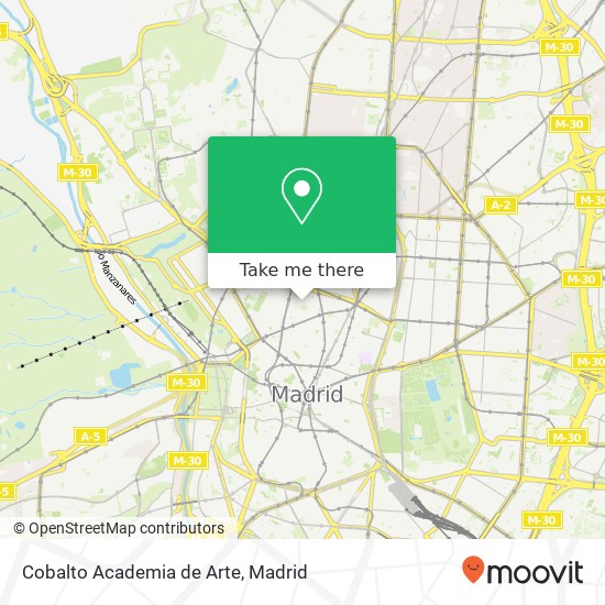 Cobalto Academia de Arte map