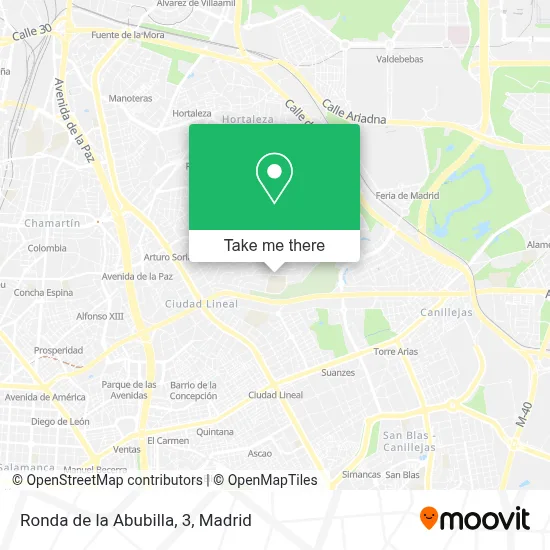 Ronda de la Abubilla, 3 map