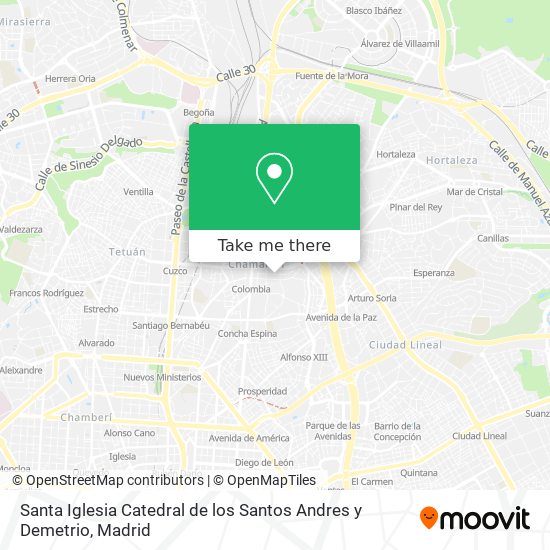 mapa Santa Iglesia Catedral de los Santos Andres y Demetrio