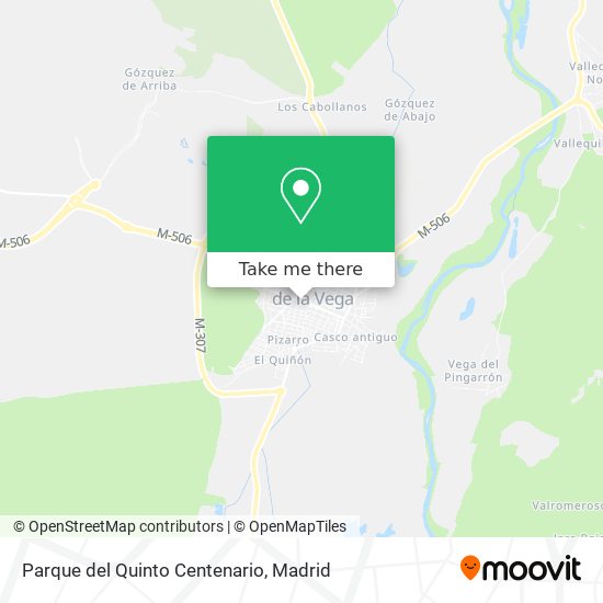 Parque del Quinto Centenario map