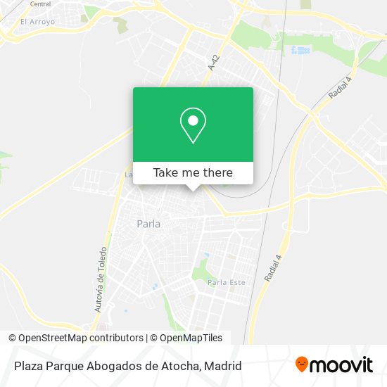 Plaza Parque Abogados de Atocha map