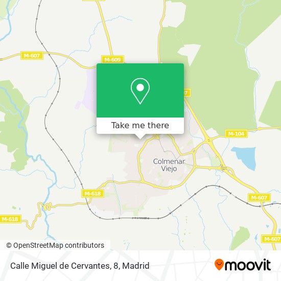 Calle Miguel de Cervantes, 8 map