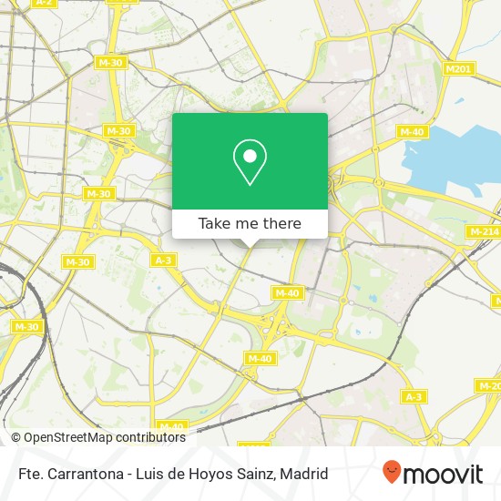 Fte. Carrantona - Luis de Hoyos Sainz map