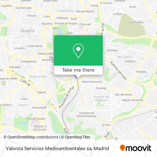 Valoriza Servicios Medioambientales sa map