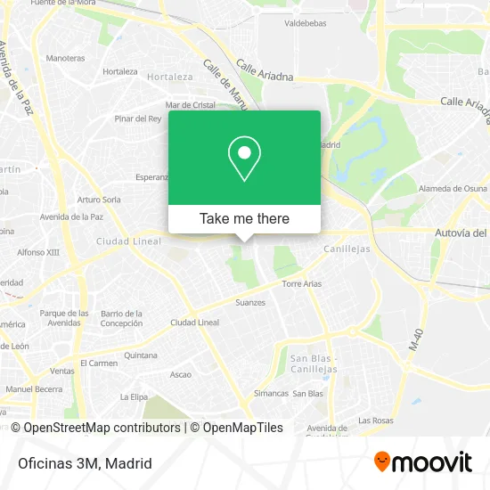 Oficinas 3M map