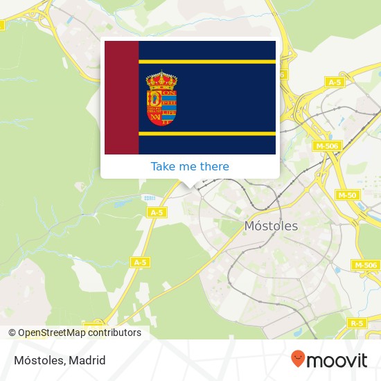 Móstoles map