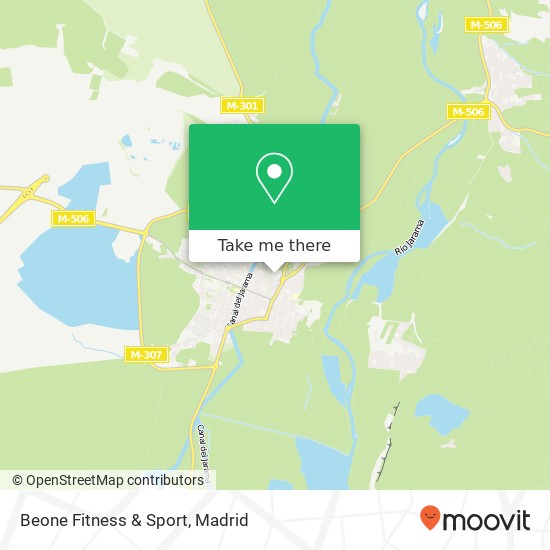 mapa Beone Fitness & Sport