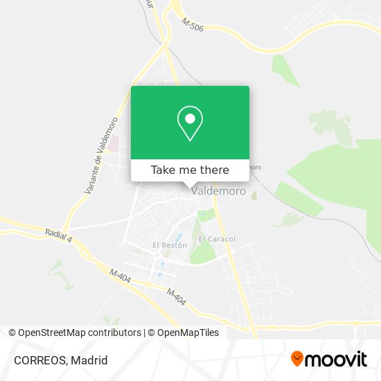 CORREOS map