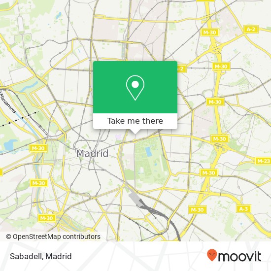 Sabadell map