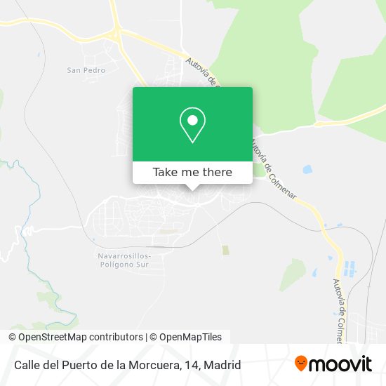 Calle del Puerto de la Morcuera, 14 map