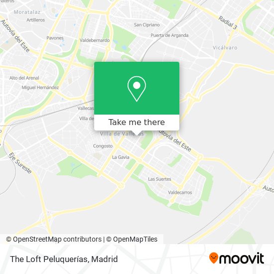 The Loft Peluquerías map