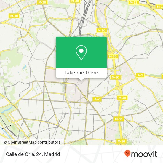 mapa Calle de Oria, 24