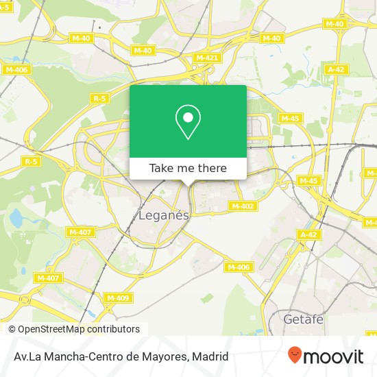 Av.La Mancha-Centro de Mayores map