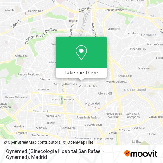 mapa Gynemed (Ginecologia Hospital San Rafael - Gynemed)