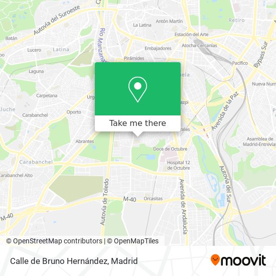 Calle de Bruno Hernández map