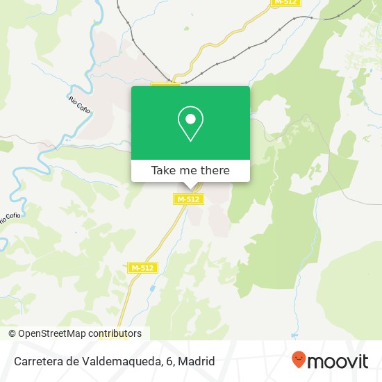 mapa Carretera de Valdemaqueda, 6