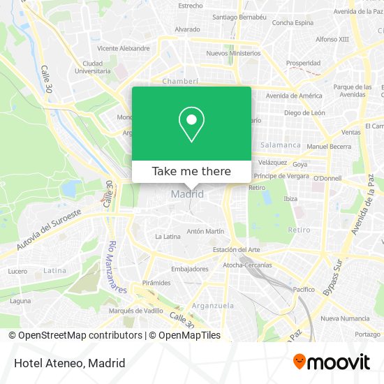 Hotel Ateneo map