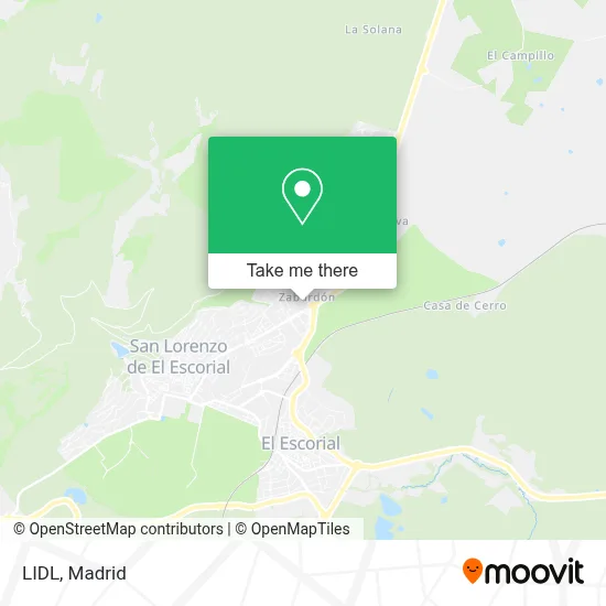 LIDL map