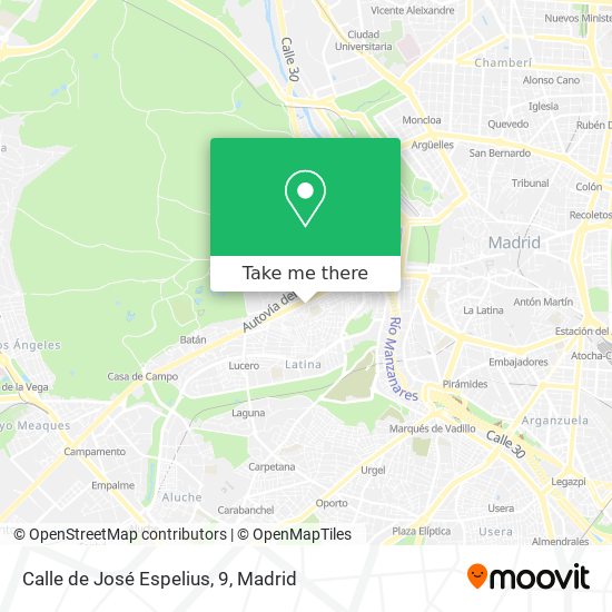 Calle de José Espelius, 9 map
