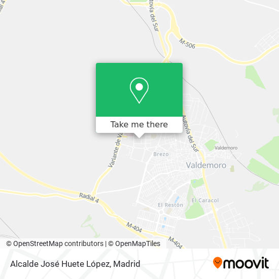 mapa Alcalde José Huete López