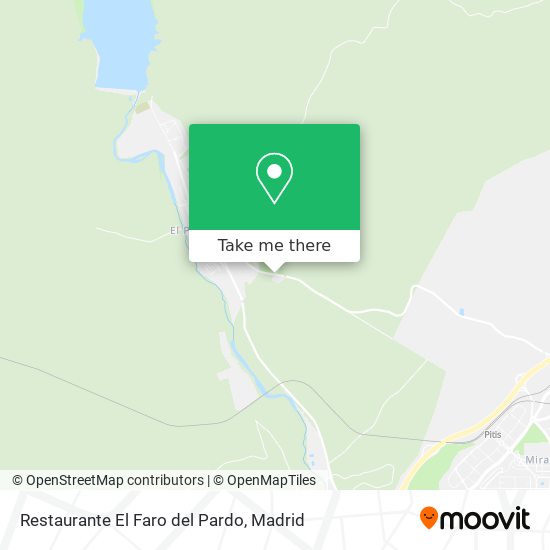 Restaurante El Faro del Pardo map