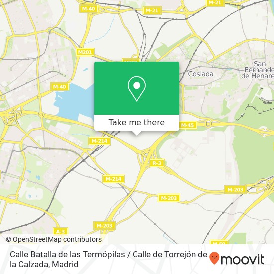 Calle Batalla de las Termópilas / Calle de Torrejón de la Calzada map