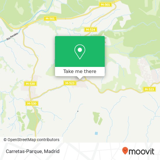 Carretas-Parque map