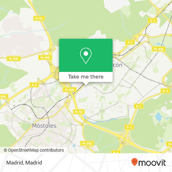 Madrid map