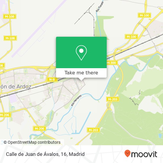 mapa Calle de Juan de Ávalos, 16