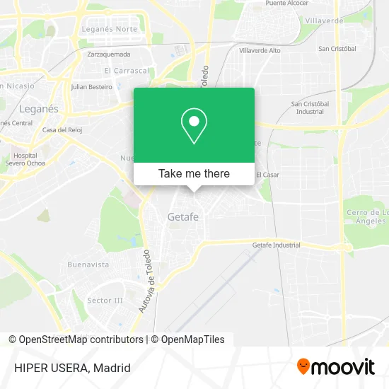 HIPER USERA map