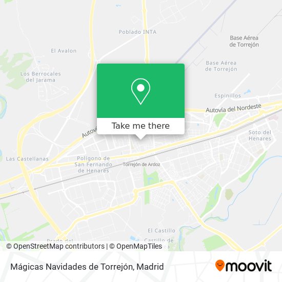 Mágicas Navidades de Torrejón map