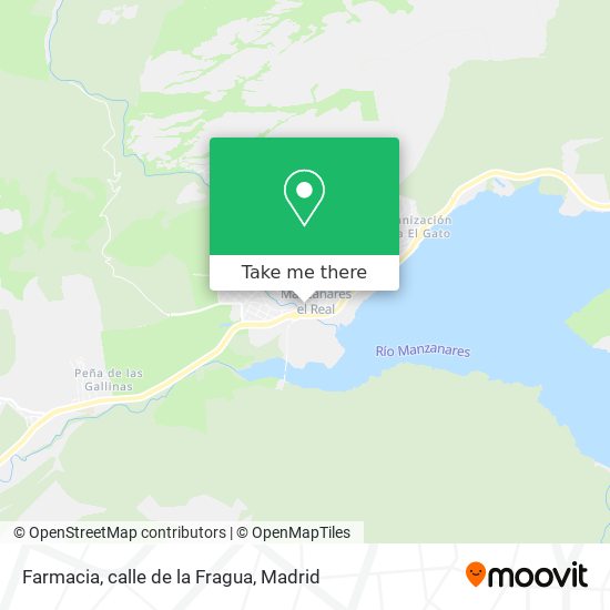 Farmacia, calle de la Fragua map