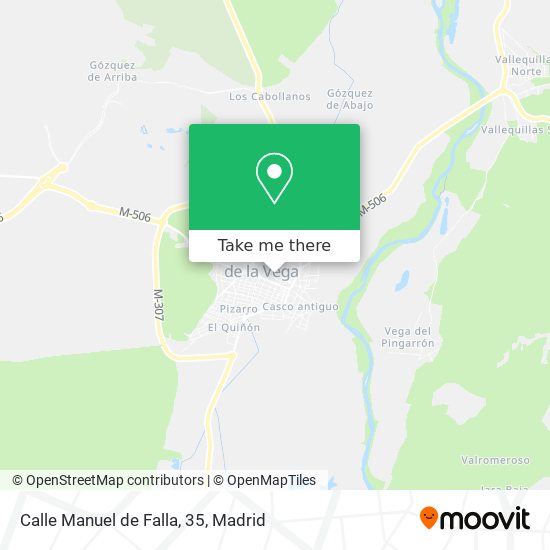 mapa Calle Manuel de Falla, 35