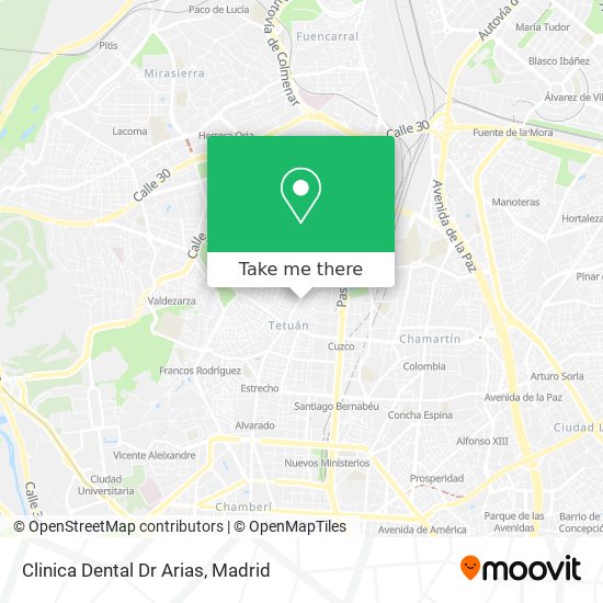 Clinica Dental Dr Arias map