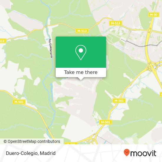 mapa Duero-Colegio