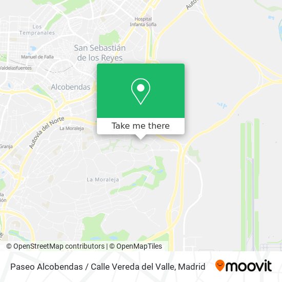 Paseo Alcobendas / Calle Vereda del Valle map