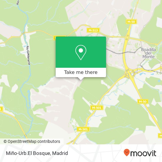 Miño-Urb.El Bosque map