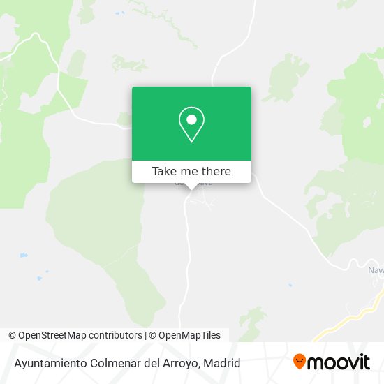 mapa Ayuntamiento Colmenar del Arroyo