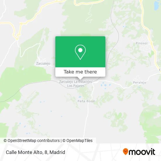 Calle Monte Alto, 8 map