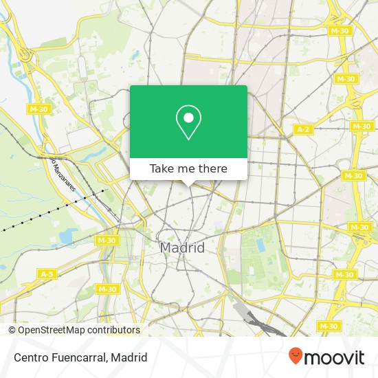 mapa Centro Fuencarral