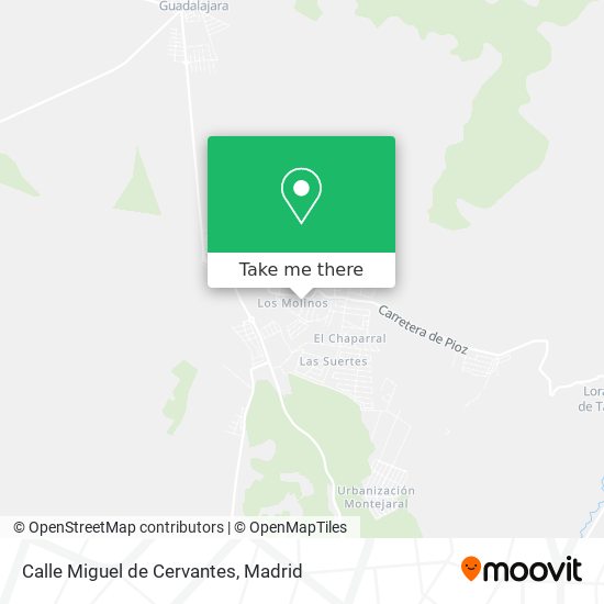 Calle Miguel de Cervantes map