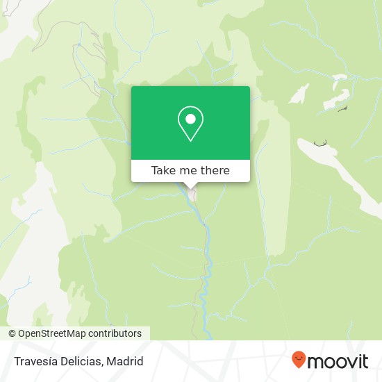 Travesía Delicias map