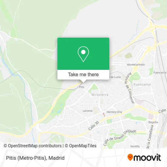 Pitis (Metro-Pitis) map