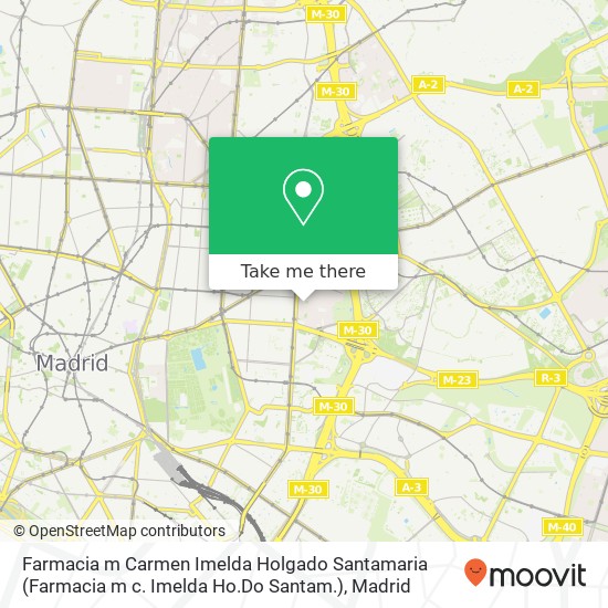 Farmacia m Carmen Imelda Holgado Santamaria (Farmacia m c. Imelda Ho.Do Santam.) map