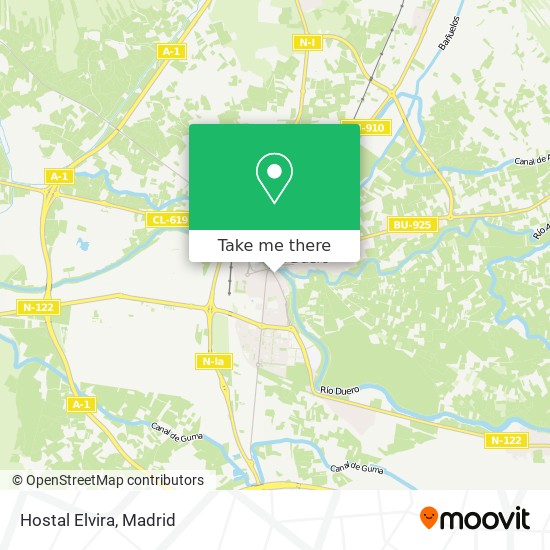 Hostal Elvira map