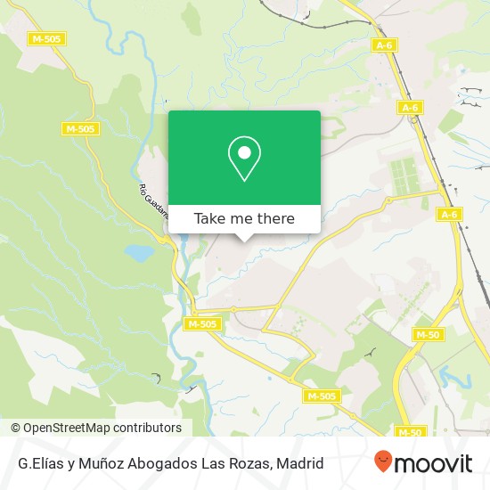 G.Elías y Muñoz Abogados Las Rozas map