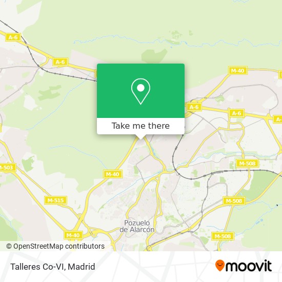 Talleres Co-VI map