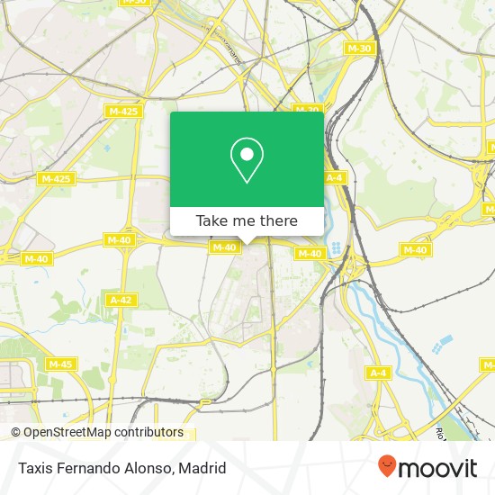 mapa Taxis Fernando Alonso