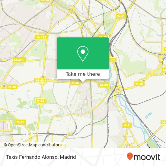 Taxis Fernando Alonso map